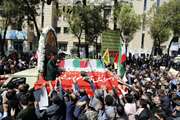 تشیع پیکر مطهر شهید سردار محمدرضا زاهدی-18 فروردین 1403