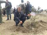 غرس پنج اصله نهال بلوط به نام پنج شهید از شهدای دانشجوی دانشگاه اصفهان 